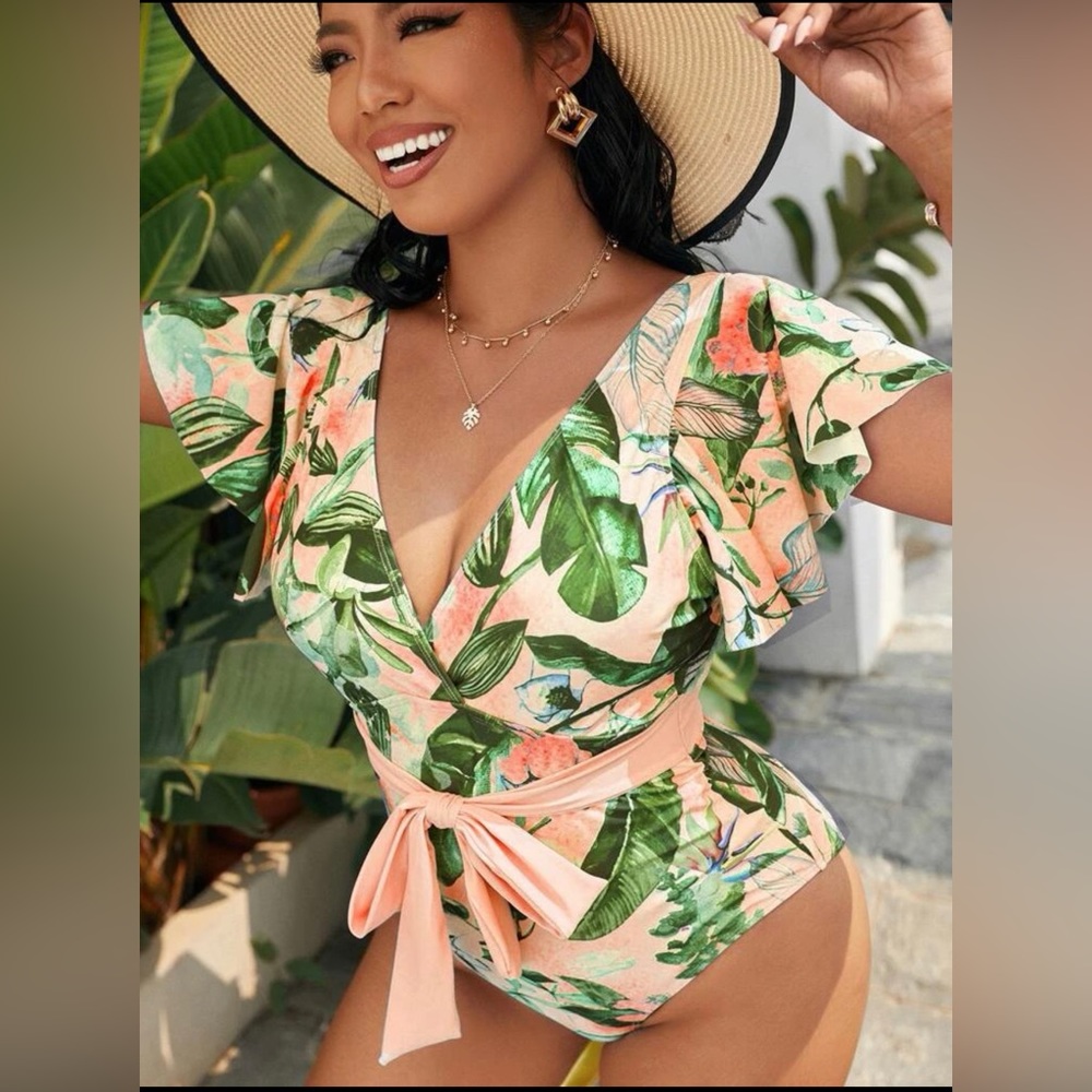 SHEIN Curve 3x one piece bathing suit NWT